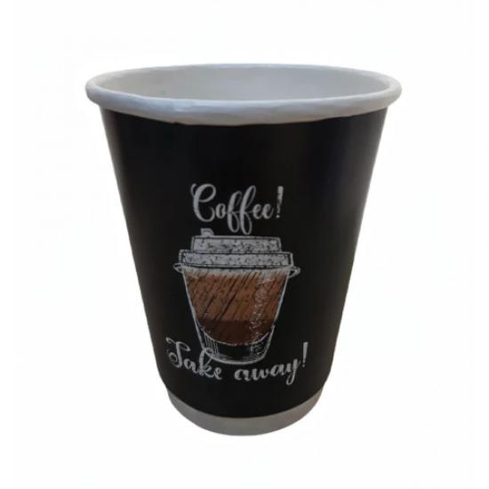 14 Oz Double Wall Take Away Karton Bardak