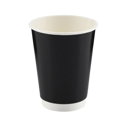 14 Oz Siyah Double Wall Karton Bardak