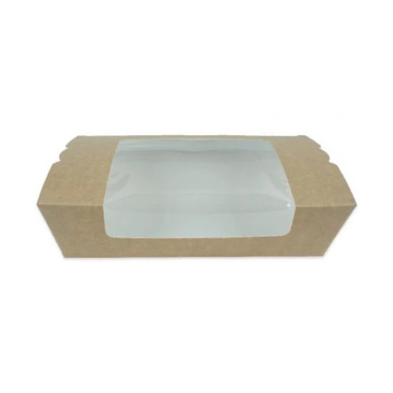 Pencereli Büyük Menü Box Kutu 14x10x5 cm 50 Adet