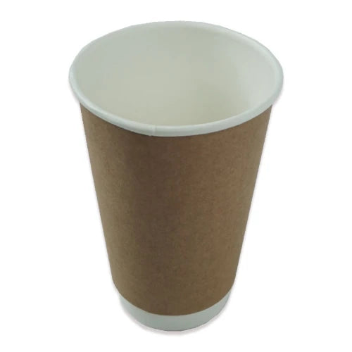 16 oz Kraft Double Wall Karton Bardak