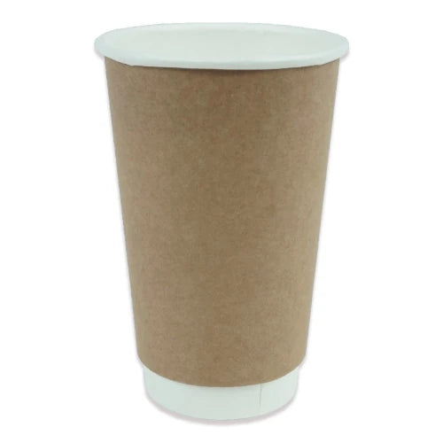 16 oz Kraft Double Wall Karton Bardak