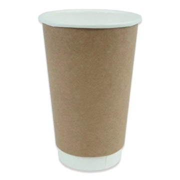 16 oz Kraft Double Wall Karton Bardak