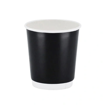 8 Oz Siyah Double Wall Karton Bardak