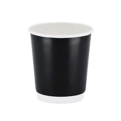 8 Oz Siyah Double Wall Karton Bardak