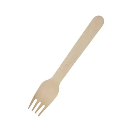 Tahta Çatal 16 cm - 100 Adet