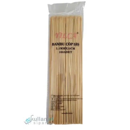 Çöp Şiş 25 cm (100’Lü)