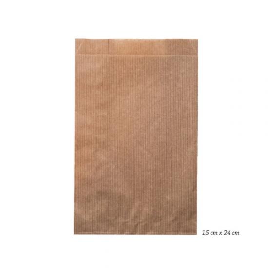 Çizgili Şamua Kraft Kese Kağıdı 15X24 cm 10 Kg