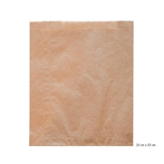 Çizgili Şamua Kraft Kese Kağıdı 25X33 cm 10 Kg