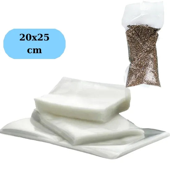 Düz Vakum Poşeti 20x25 cm - 1 Kg