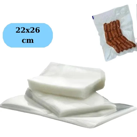 Düz Vakum Poşeti 22x26 cm - 1 Kg