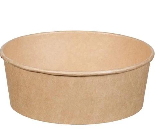 Kraft Karton Salata Kasesi 1100 cc Kapaklı Set