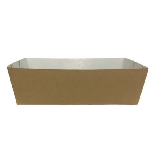 Kumpir Kutusu Küçük Kraft Konik Tabak 12x8x4 cm