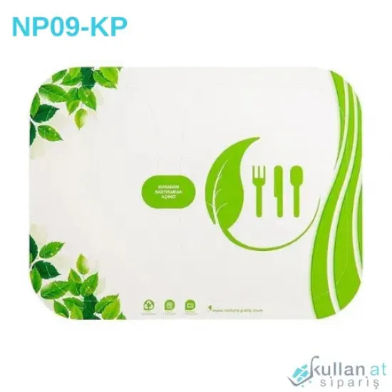 NP09 2 Bölemeli Karton Gıda Kabı Kapağı