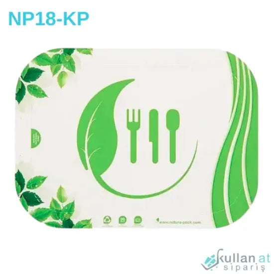 NP18 Karton Gıda Kabı Kapağı