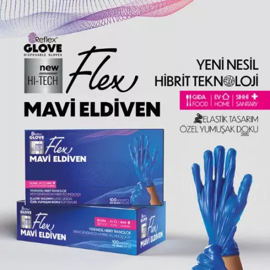 Reflex Flex Tpe Mavi Eldiven