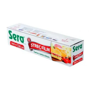 Sera Streç Film Kutulu 30 cm x 300 Mt 8 Mikron