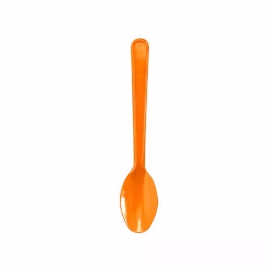 Lüks Plastik Dondurma Kaşığı Turuncu 100 Adet