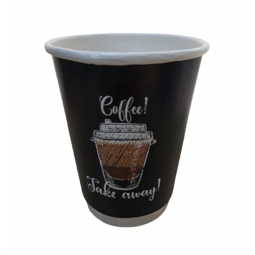 14 Oz Double Wall Take Away Karton Bardak