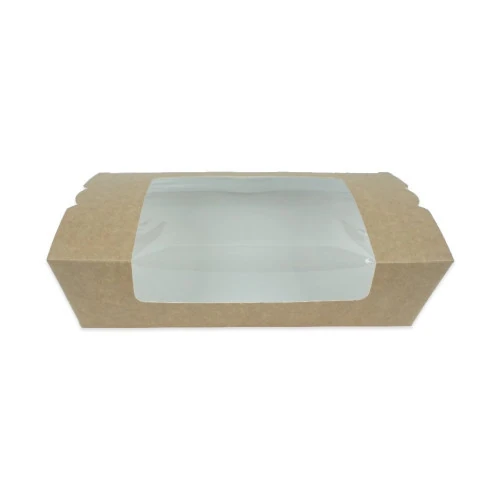 Pencereli Büyük Menü Box Kutu 14x10x5 cm 50 Adet