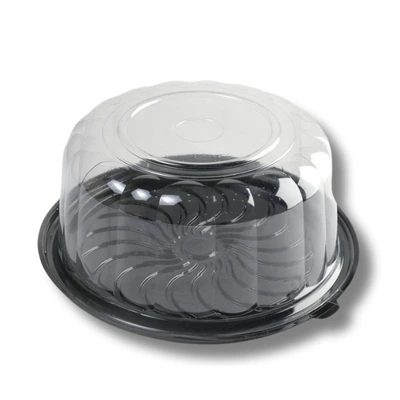 Pasta ve Kek Kabı Seti Oval Kenarlı Çap 25:cm H:11 cm