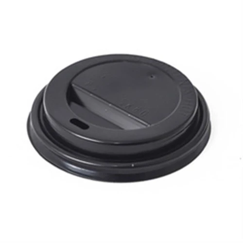 7 oz Siyah Sıcak İçecek Kapağı 