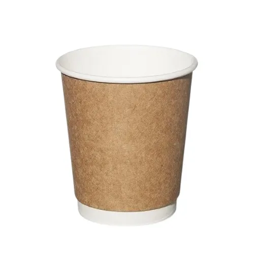 8 oz Kraft Double Wall Karton Bardak