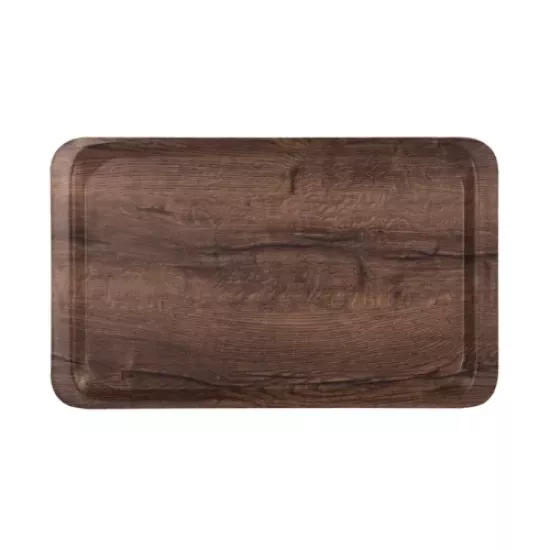 Ahşap Kaydırmaz Servis Tepsisi 32x44 cm