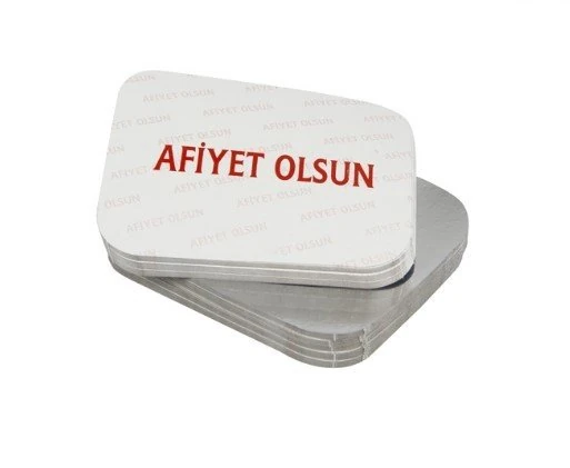 2-3 Bölmeli Alüminyum Kase Kapağı 1500 gr 100 Adet