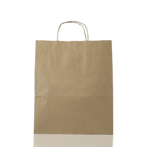 Kraft Çanta Burgu Saplı 28x28x16 cm