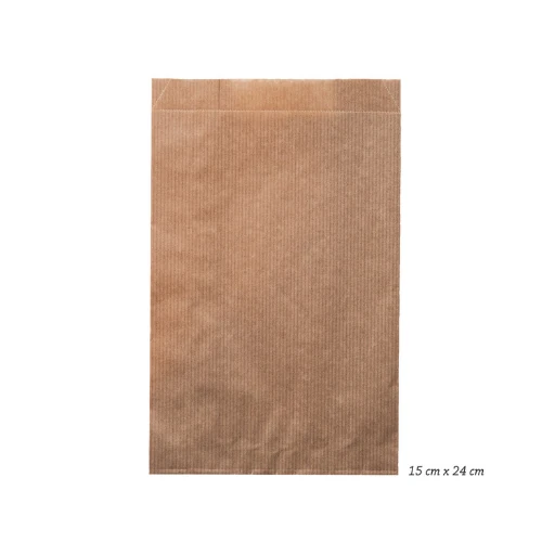 Çizgili Şamua Kraft Kese Kağıdı 15X24 cm 10 Kg