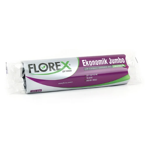 Florex Ekonomik Jumbo Çöp Torbası 80X110 cm 350 gr