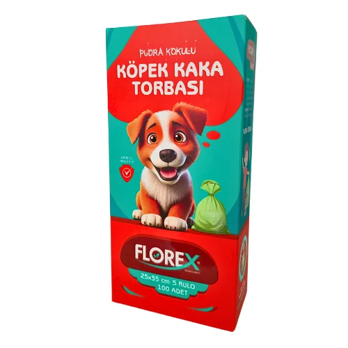 Florex Köpek Kaka Torbası Pudra Kokulu 5 Rulo