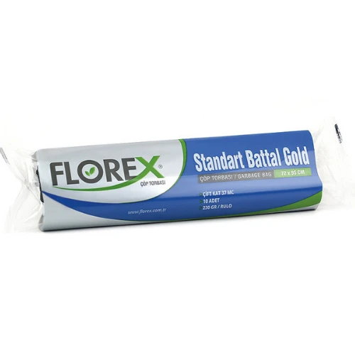 Florex Standart Battal Gold Çöp Torbası 72x95 cm 230 gr