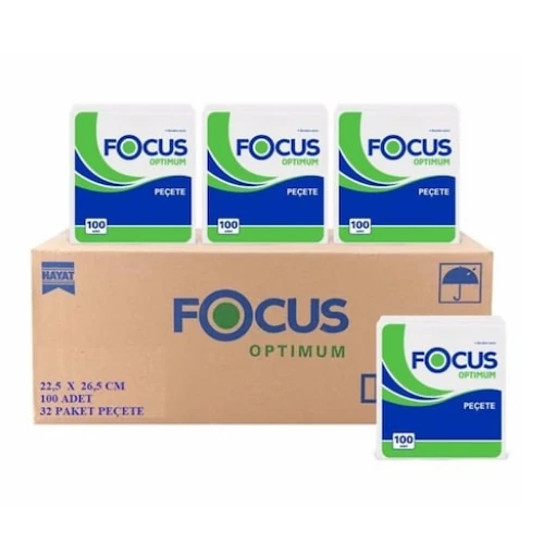 Focus Optimum Kağıt Kare Peçete 100’lü