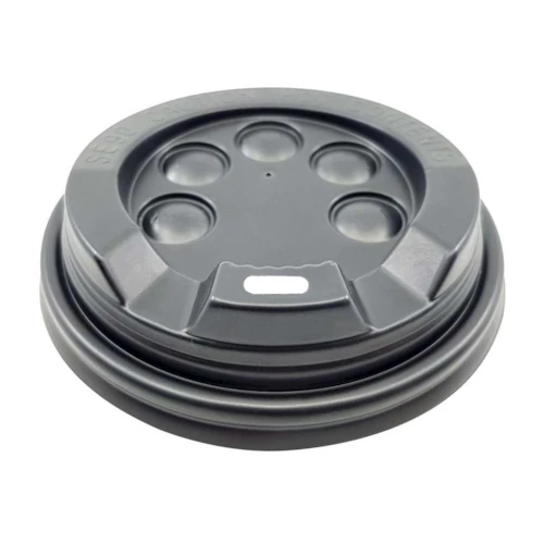 12-14-16 oz Sıcak Siyah İçecek Kapağı 