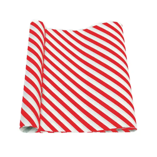 Kırmızı Çizgi Baskılı Beyaz Sülfit Ambalaj Kağıdı 70x100 cm