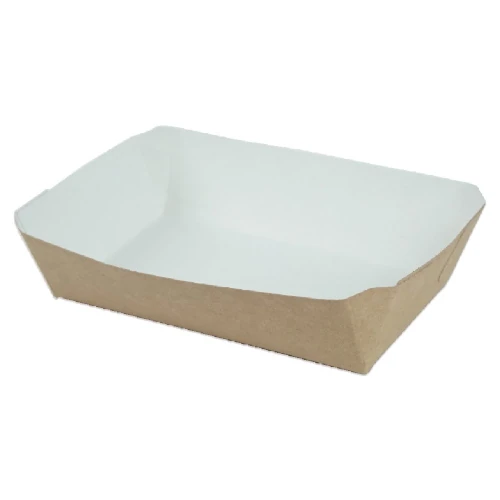 Kumpir Kutusu Yapışmalı Kraft (17Oz) 7x12x3,5 cm