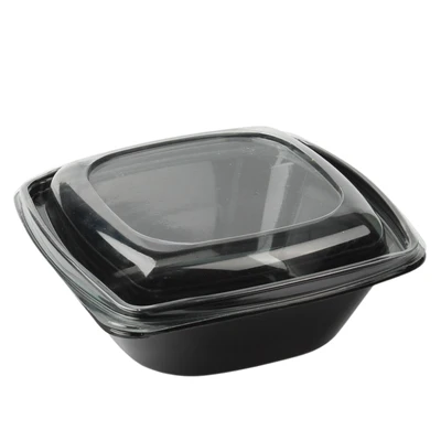  Plastik Kare Salata Kasesi Set 1000 cc