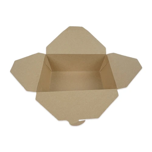 Kraft Lunch Box Yemek Kutusu 15x19x6 cm 50 Adet 