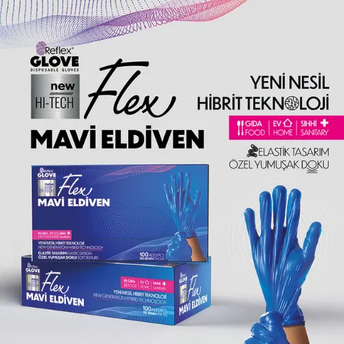 Reflex Flex Tpe Mavi Eldiven