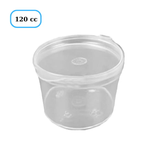 Sıcağa Dayanıklı Plastik Sos Kabı 120 cc