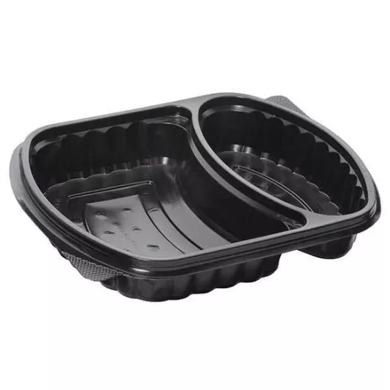 2 Bölmeli Mikrodalga Sıcak Yemek Kabı