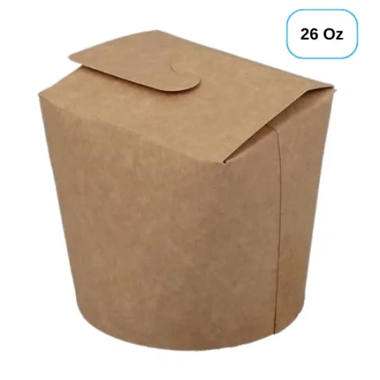 26 Oz Kraft Karton Noodle Kutusu - Yemek Kutusu