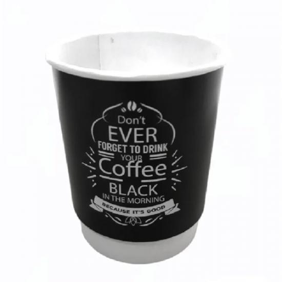 8 Oz Double Wall Take Away Karton Bardak