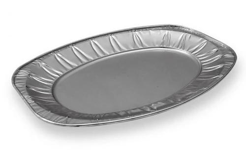 Alüminyum Büyük Boy Oval Tepsi - Tek Kullanımlık 