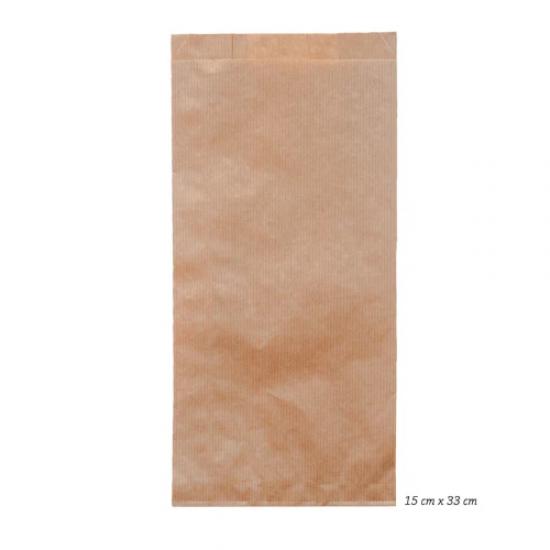 Çizgili Şamua Kraft Kese Kağıdı 15X33 cm 10 Kg- Kese Kağıdı Toptan Fiyatlar