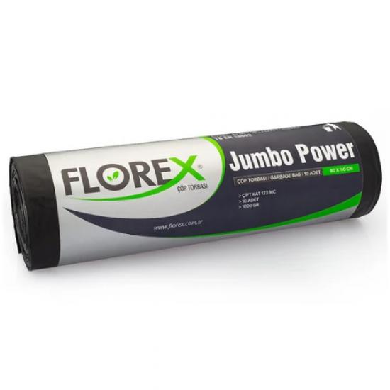 Florex  Jumbo Power Çöp Torbası 80x110 cm 1000 gr
