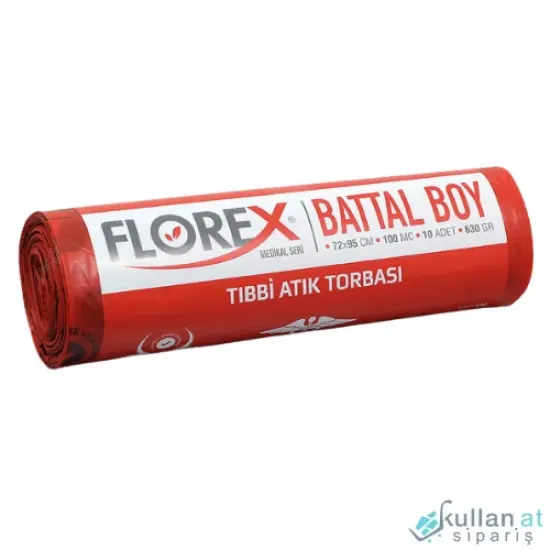 Tıbbi Atık Çöp Torbası Battal Boy