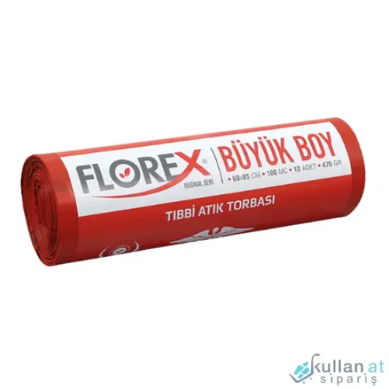 Tıbbi Atık Çöp Torbası Büyük Boy