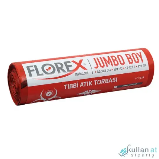 Tıbbi Atık Çöp Torbası Jumbo Boy